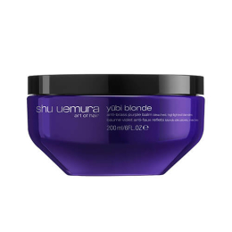 Violette Maske gegen falsche Reflexe Yubi Blonde Shu Uemura